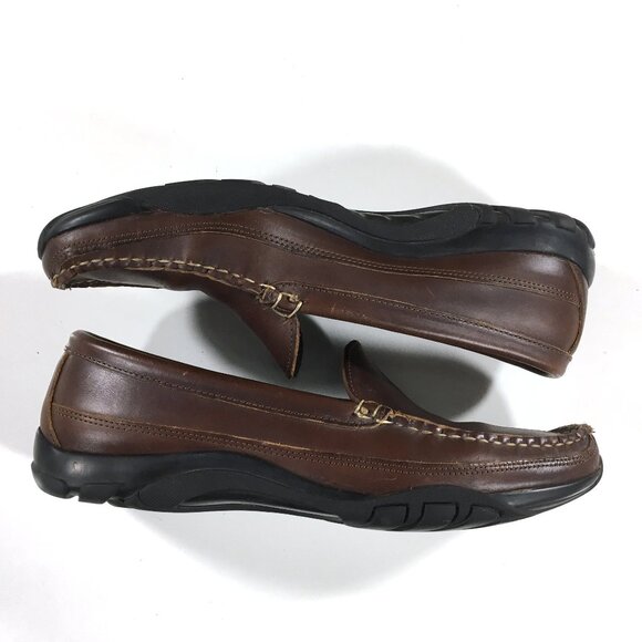 Allen Edmonds Boulder Slip On Driving Moccasins Mens Size 10 D Brown Leather main image 7